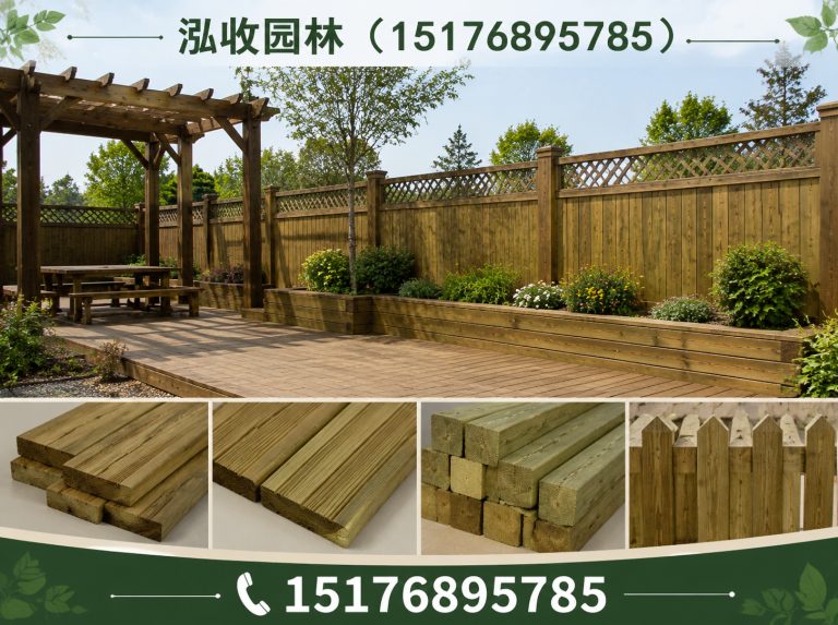丽江防腐木展示图